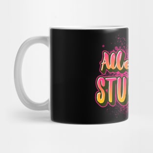 Allergic to stupidity funny saying for mature adults and older people Mug